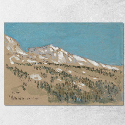 Monte Hoodoregon Childe Hassam chs40 quadro stampato su tela