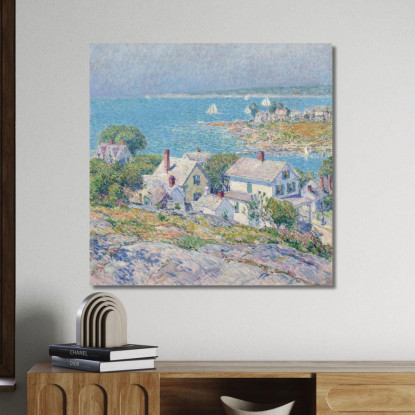 Promontori Del New England Childe Hassam chs42 quadro stampato su tela