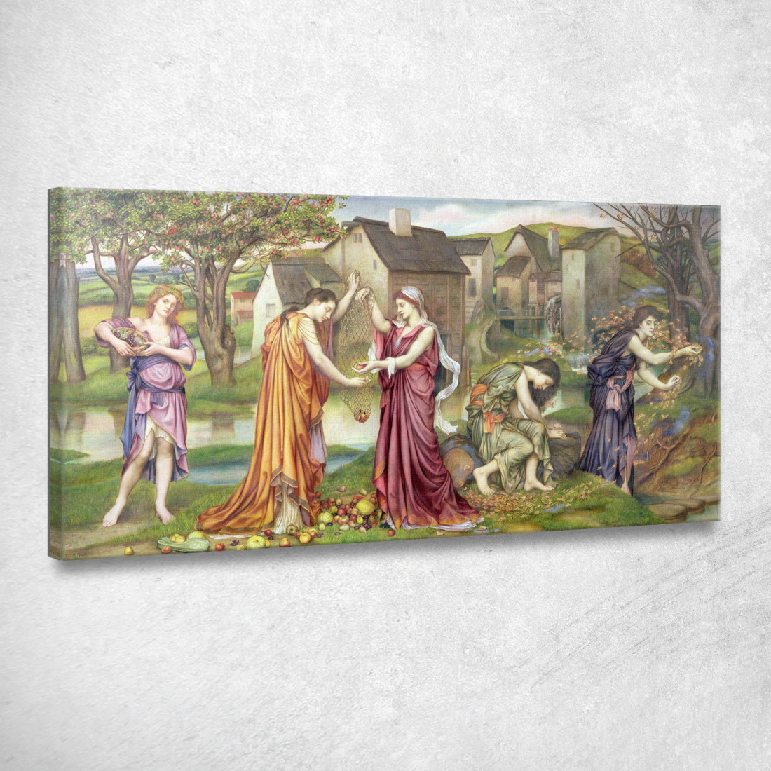 La Cadenza Dell'Autunno Evelyn De Morgan emg34 quadro stampato su tela La Cadenza Dell'Autunno Evelyn De Morgan emg34 quadro stampato su tela