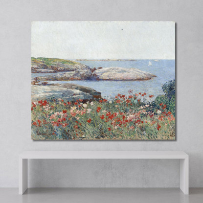 Papaveri Di Shoals Childe Hassam chs54 quadro stampato su tela