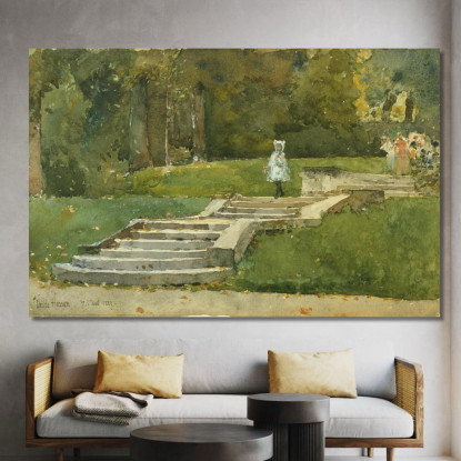 Saint Cloud Childe Hassam chs60 quadro stampato su tela