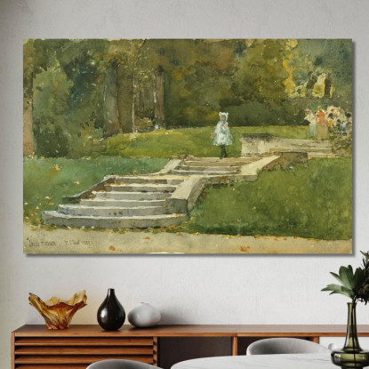 Saint Cloud Childe Hassam chs60 quadro stampato su tela