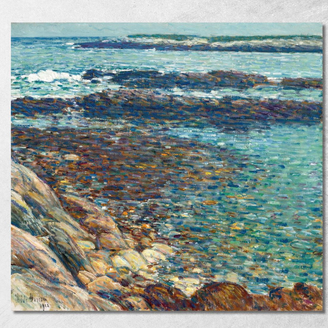 Sporgenze Spagnole Childe Hassam chs62 quadro stampato su tela Sporgenze Spagnole Childe Hassam chs62 quadro stampato su tela