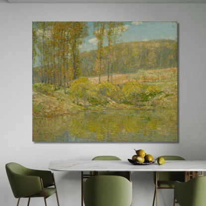 Primavera Navesink Highlands Childe Hassam chs64 quadro stampato su tela