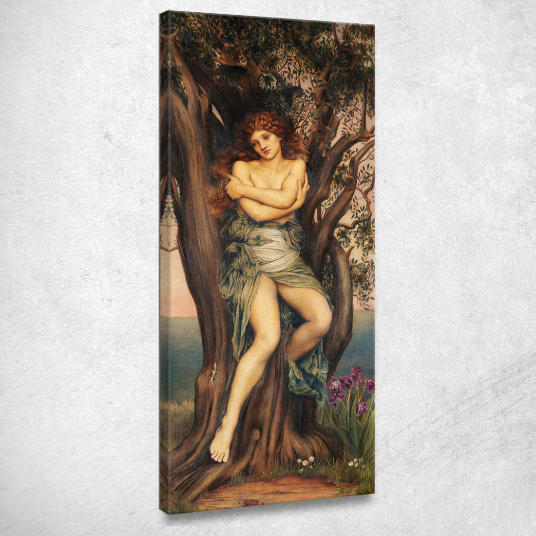 La Driade Evelyn De Morgan emg37 quadro stampato su tela La Driade Evelyn De Morgan emg37 quadro stampato su tela
