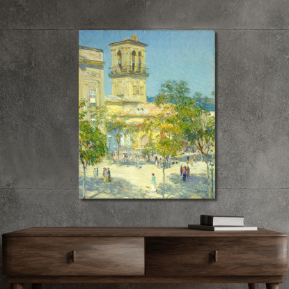 Via Del Gran Capitano Córdoba Childe Hassam chs68 quadro stampato su tela