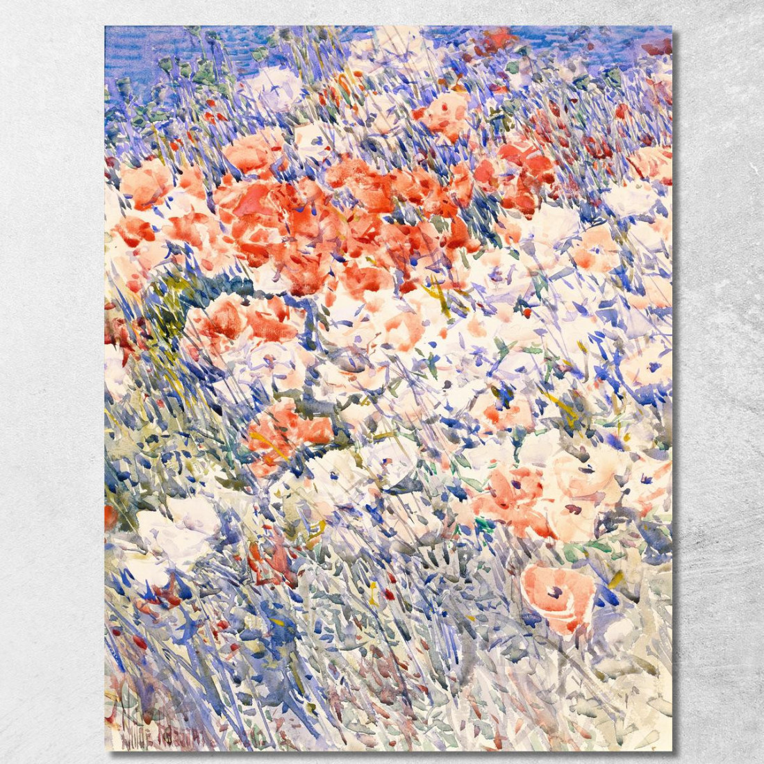 Il Giardino Dell'Isola Childe Hassam chs78 quadro stampato su tela Il Giardino Dell'Isola Childe Hassam chs78 quadro stampato su tela