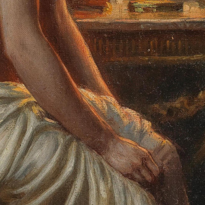 Una Signora Nel Boudoir Delphin Enjolras dej3 quadro stampato su tela