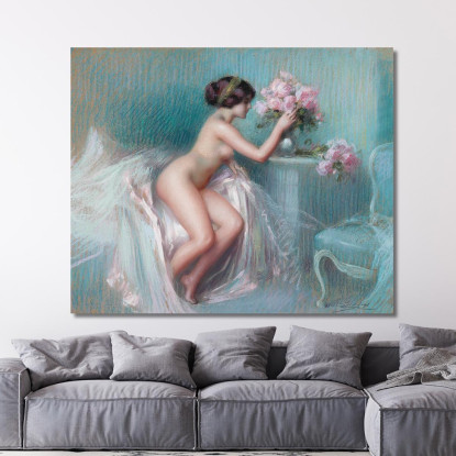 Disposizione Dei Fiori Estivi Delphin Enjolras dej4 quadro stampato su tela