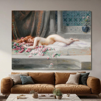 Mentire Nudo Delphin Enjolras dej25 quadro stampato su tela