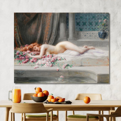 Mentire Nudo Delphin Enjolras dej25 quadro stampato su tela