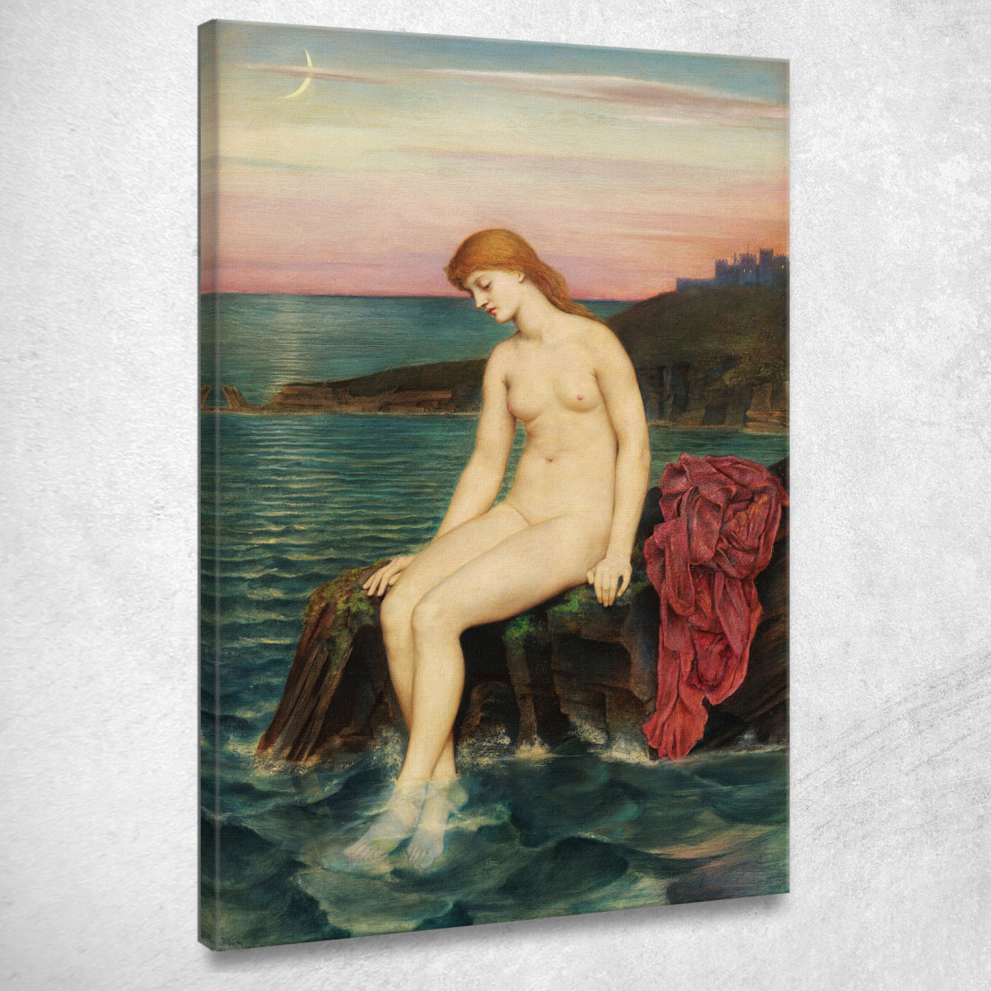 La Piccola Sirenetta Evelyn De Morgan emg45 quadro stampato su tela La Piccola Sirenetta Evelyn De Morgan emg45 quadro stampato su tela
