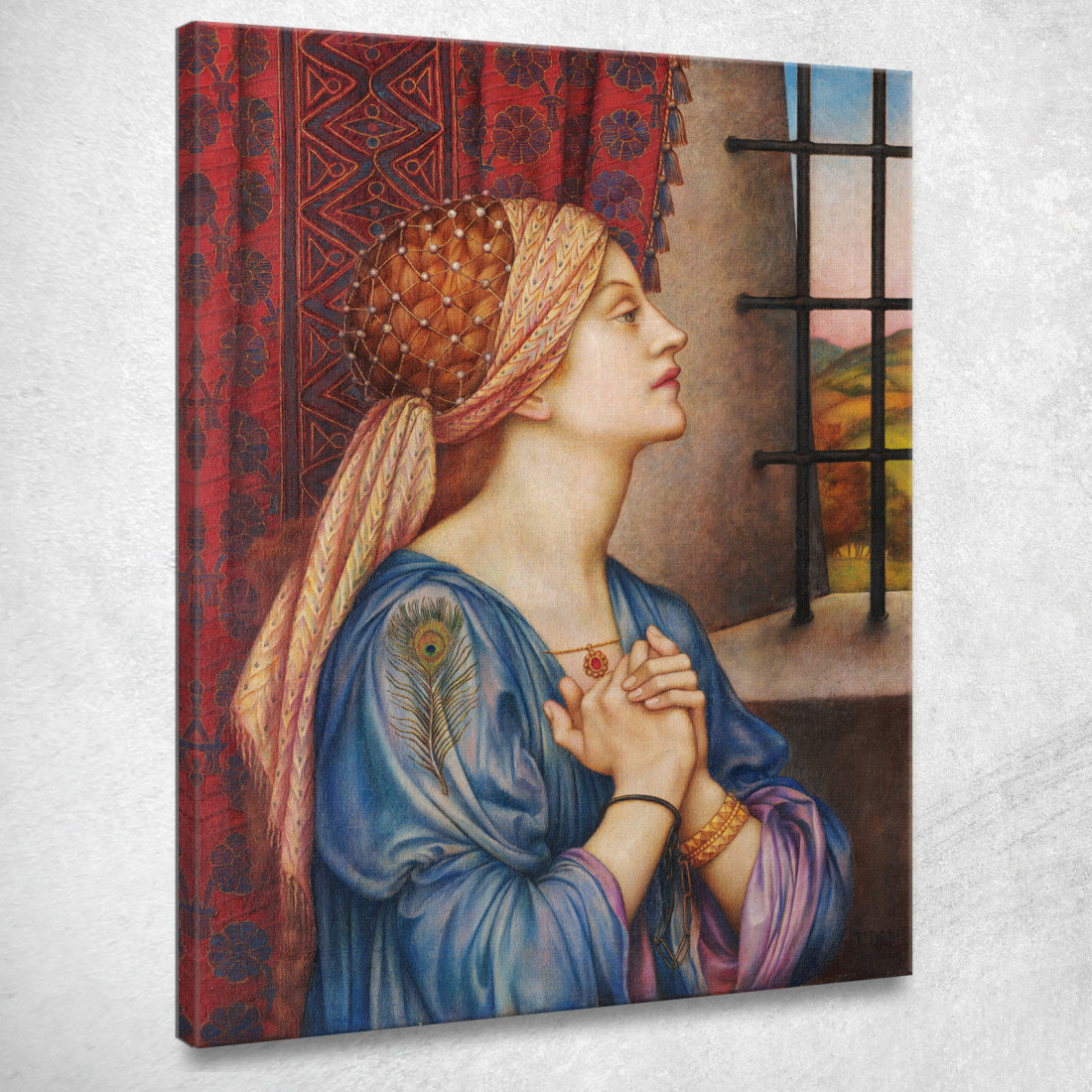 Il Prigioniero Evelyn De Morgan emg49 quadro stampato su tela Il Prigioniero Evelyn De Morgan emg49 quadro stampato su tela