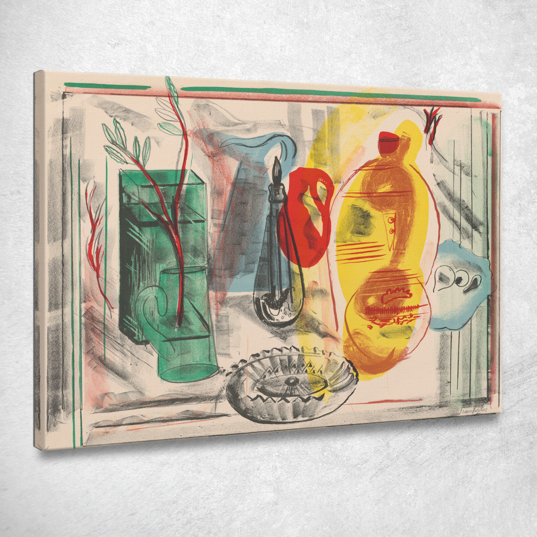 Disposizione Delle Brocche Frances Hodgkins fhd3 quadro stampato su tela Disposizione Delle Brocche Frances Hodgkins fhd3 quadro stampato su tela