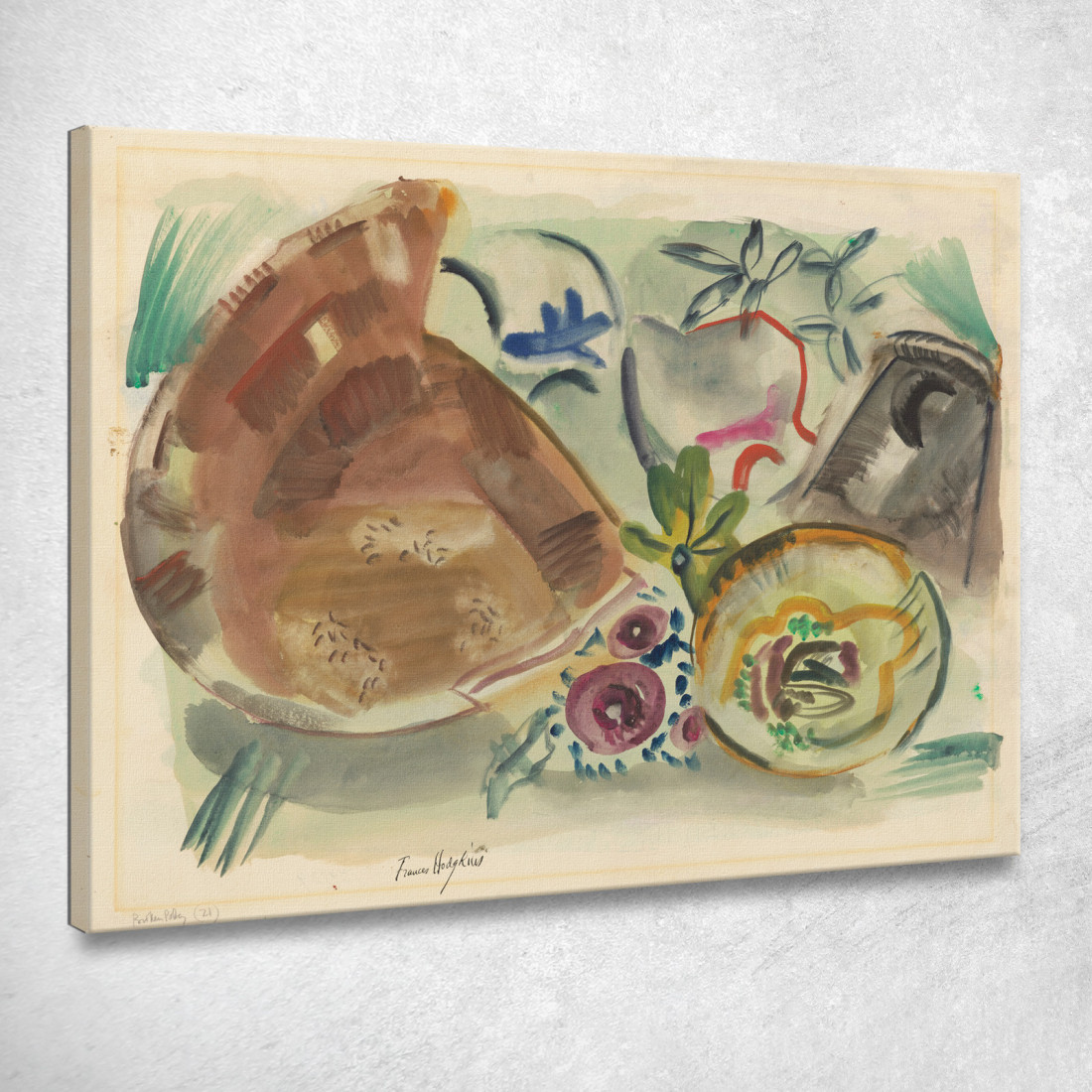 Ceramica Rotta Frances Hodgkins fhd7 quadro stampato su tela Ceramica Rotta Frances Hodgkins fhd7 quadro stampato su tela
