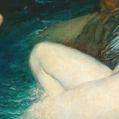 Le Figlie Del Reno Ferdinand Leeke flk13 quadro stampato su tela