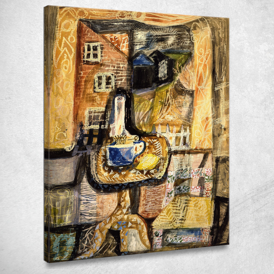 Riflessi Di Casa Frances Hodgkins fhd26 quadro stampato su tela Riflessi Di Casa Frances Hodgkins fhd26 quadro stampato su tela