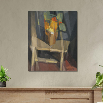 Natura Morta Su Un Tavolo Georges Valmier gvl56 quadro stampato su tela