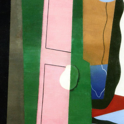La Porta Rosa Georges Valmier gvl70 quadro stampato su tela