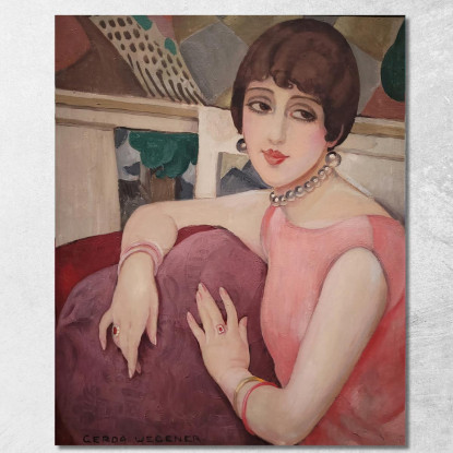 Lili Elbe Einar Wegener Gerda Wegener gwg10 quadro stampato su tela