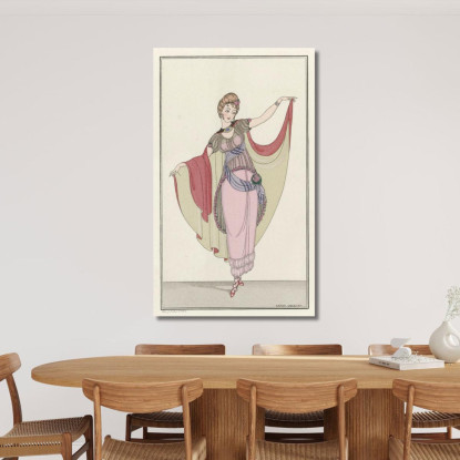 Abito Da Ballo Gerda Wegener gwg21 quadro stampato su tela