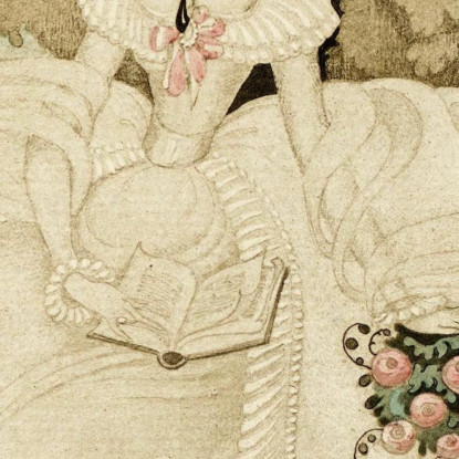 Sui Tacchi Rossi Pl 09 Gerda Wegener gwg33 quadro stampato su tela