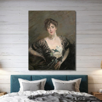 Ritratto Di Josefina Alvear De Errazuriz Giovanni Boldini gbd50 quadro stampato su tela