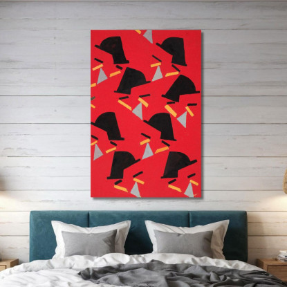 Senza Titolo Design Tessile N. Ii Frances Hodgkins fhd51 quadro stampato su tela