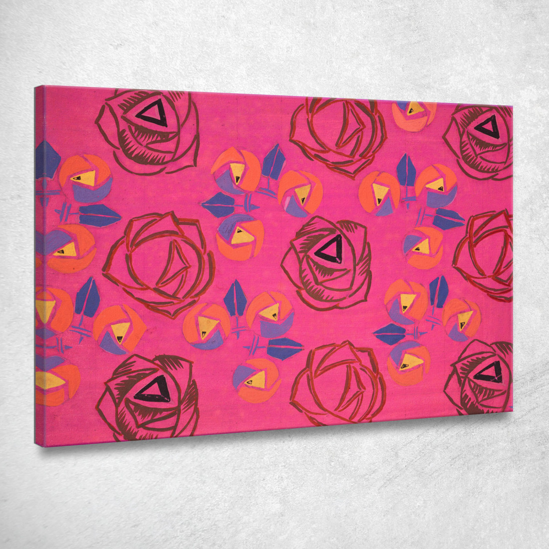 Senza Titolo Design Tessile N. V Frances Hodgkins fhd54 quadro stampato su tela Senza Titolo Design Tessile N. V Frances Hodgkins fhd54 quadro stampato su tela
