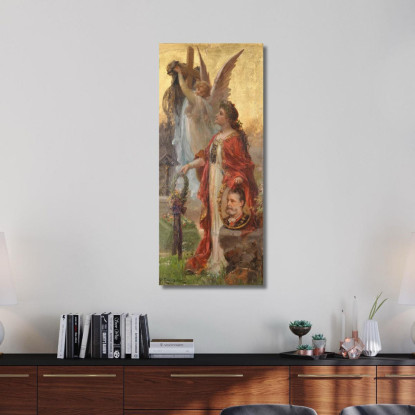 Apoteosi Al Dottor Karl Lueger Hans Zatzka hzt11 quadro stampato su tela