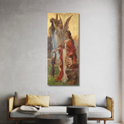 Apoteosi Al Dottor Karl Lueger Hans Zatzka hzt11 quadro stampato su tela