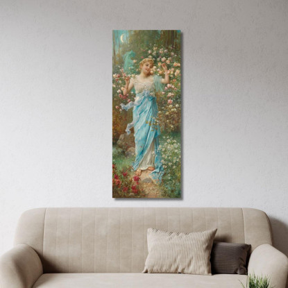 Danza Dei Fiori Hans Zatzka hzt14 quadro stampato su tela