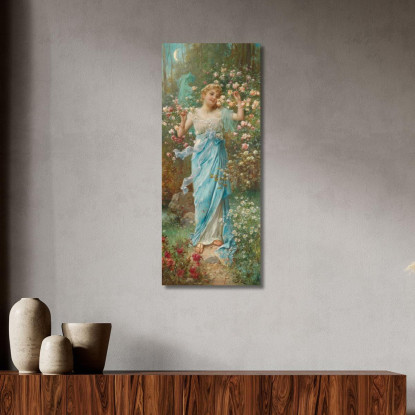 Danza Dei Fiori Hans Zatzka hzt14 quadro stampato su tela