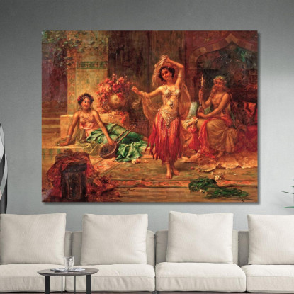 Animatori Dell'Harem Hans Zatzka hzt24 quadro stampato su tela