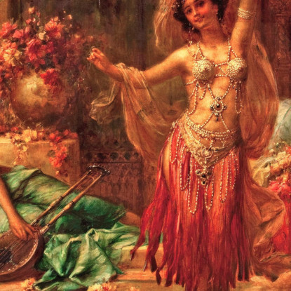 Animatori Dell'Harem Hans Zatzka hzt24 quadro stampato su tela