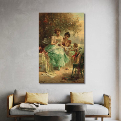 La Lettera D'Amore Hans Zatzka hzt48 quadro stampato su tela