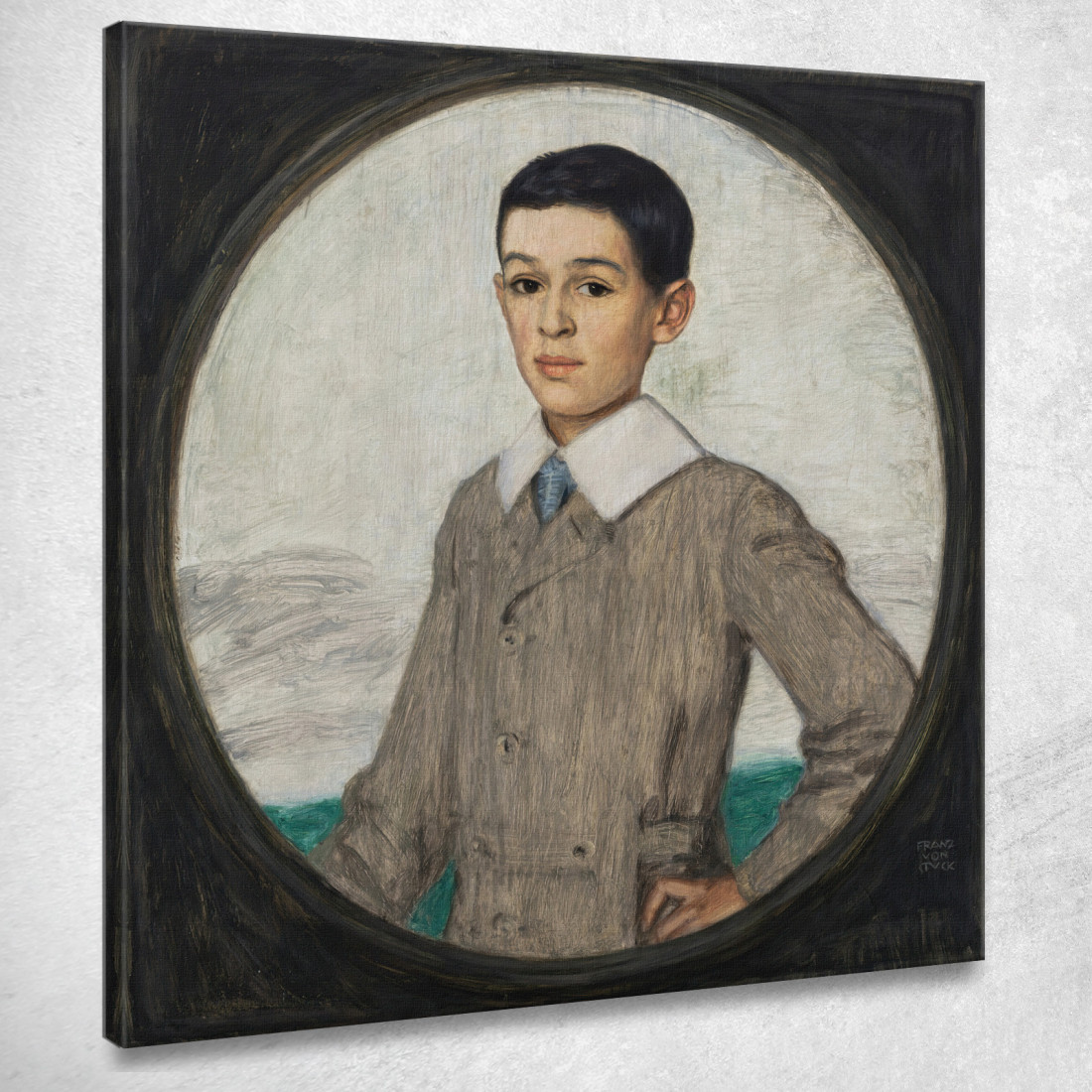 Alexander Saitzoff Fratello Di Vera Saitzoff Franz von Stuck fvs4 quadro stampato su tela Alexander Saitzoff Fratello Di Vera Saitzoff Franz von Stuck fvs4 quadro stampato su tela