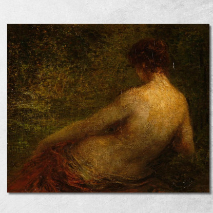 Donna Nuda Da Dietro Henri Fantin-Latour hft19 quadro stampato su tela