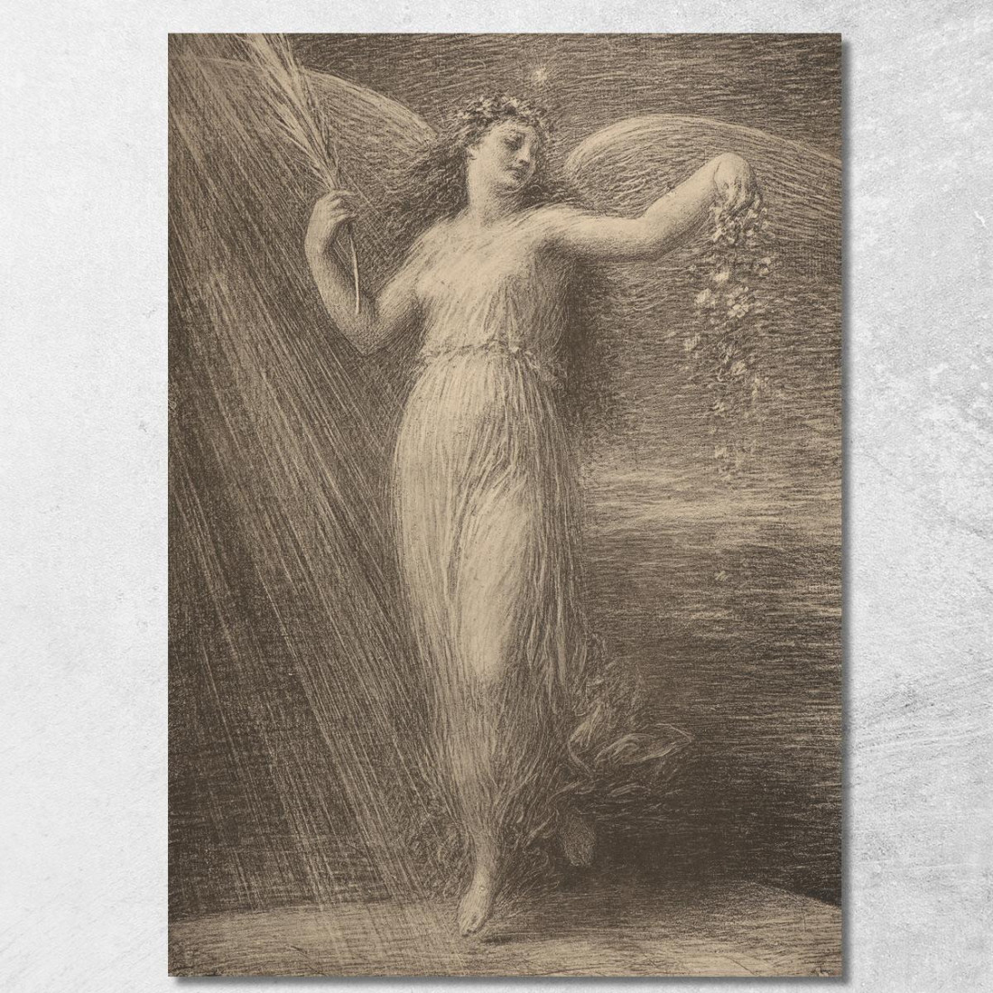 Immortalità Immortalità Henri Fantin-Latour hft35 quadro stampato su tela Immortalità Immortalità Henri Fantin-Latour hft35 quadro stampato su tela