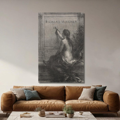 Immortalità Henri Fantin-Latour hft36 quadro stampato su tela