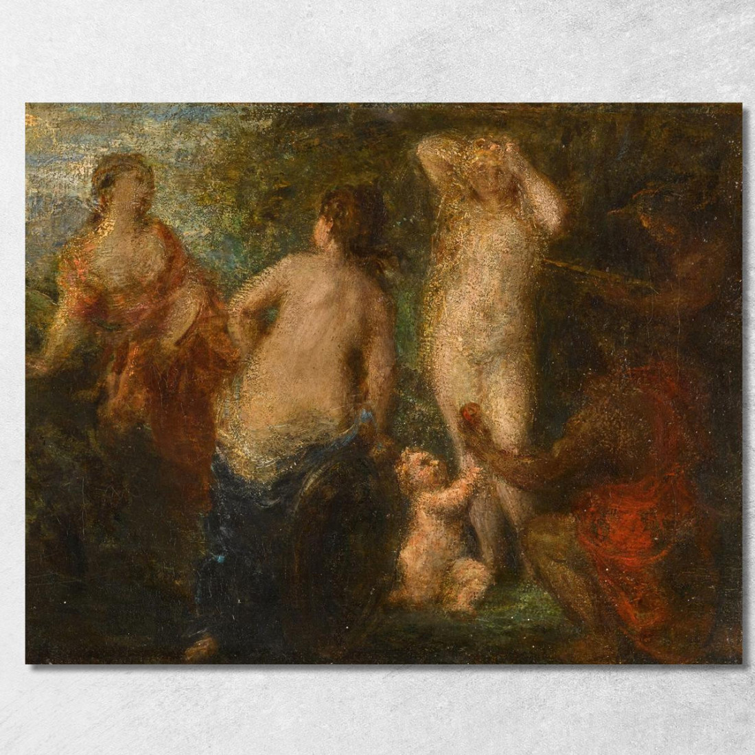 Sentenza Di Parigi Henri Fantin-Latour hft39 quadro stampato su tela Sentenza Di Parigi Henri Fantin-Latour hft39 quadro stampato su tela