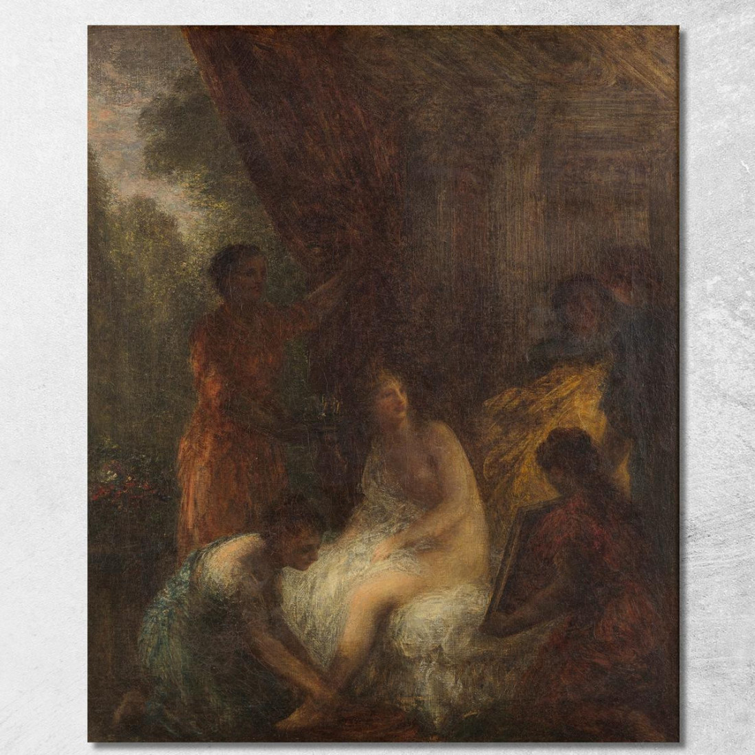 La Toilette Henri Fantin-Latour hft41 quadro stampato su tela La Toilette Henri Fantin-Latour hft41 quadro stampato su tela