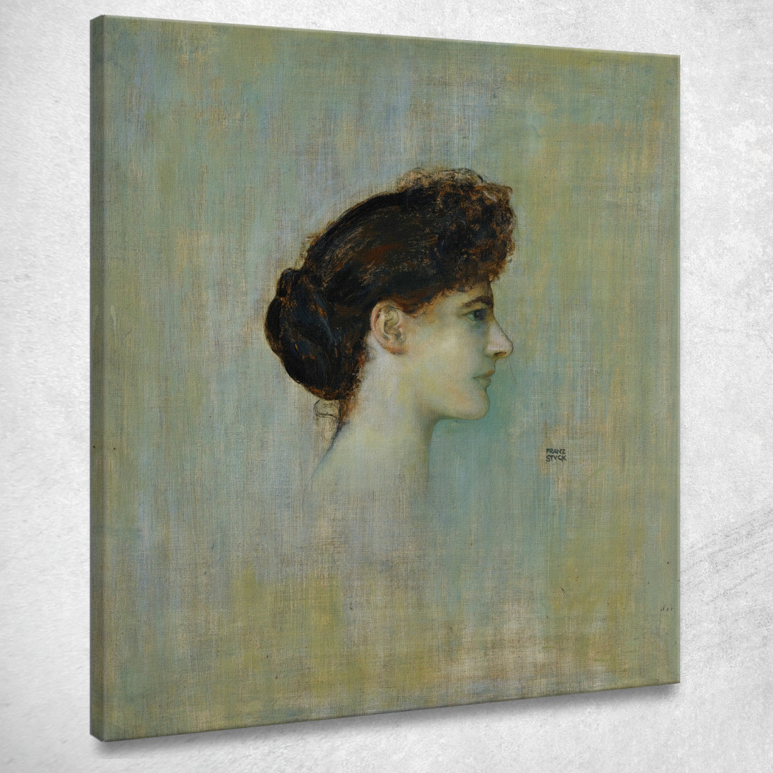 Ritratto Di Signora Franz von Stuck fvs18 quadro stampato su tela Ritratto Di Signora Franz von Stuck fvs18 quadro stampato su tela
