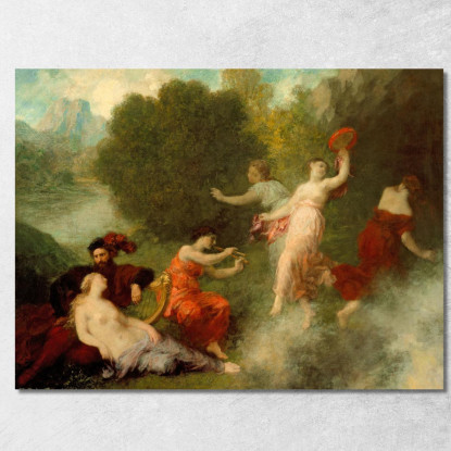 Tannhäuser Sul Monte Venusberg Henri Fantin-Latour hft115 quadro stampato su tela