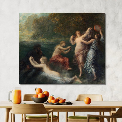 Tannhauser Henri Fantin-Latour hft116 quadro stampato su tela