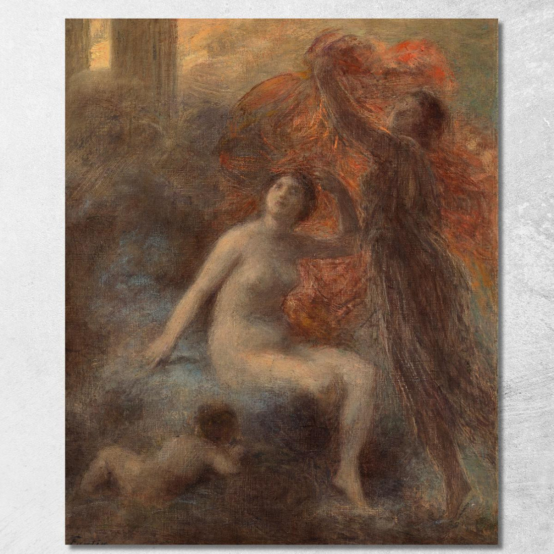 Il Palazzo Dell'Aurora Henri Fantin-Latour hft123 quadro stampato su tela Il Palazzo Dell'Aurora Henri Fantin-Latour hft123 quadro stampato su tela