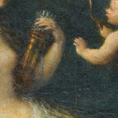 Venere E Cupido Henri Fantin-Latour hft131 quadro stampato su tela