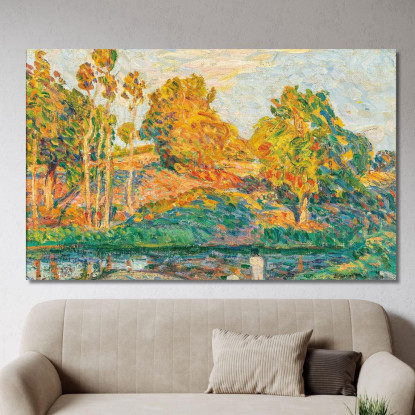 Vicino Al Fiume Henri Lebasque hlb2 quadro stampato su tela