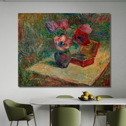Mazzo Di Anemoni Henri Lebasque hlb5 quadro stampato su tela