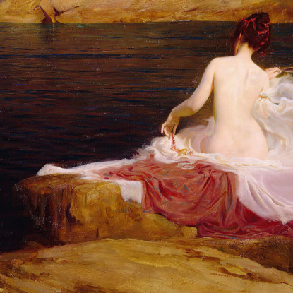 Isola Di Calipso Herbert James Draper hjd7 quadro stampato su tela